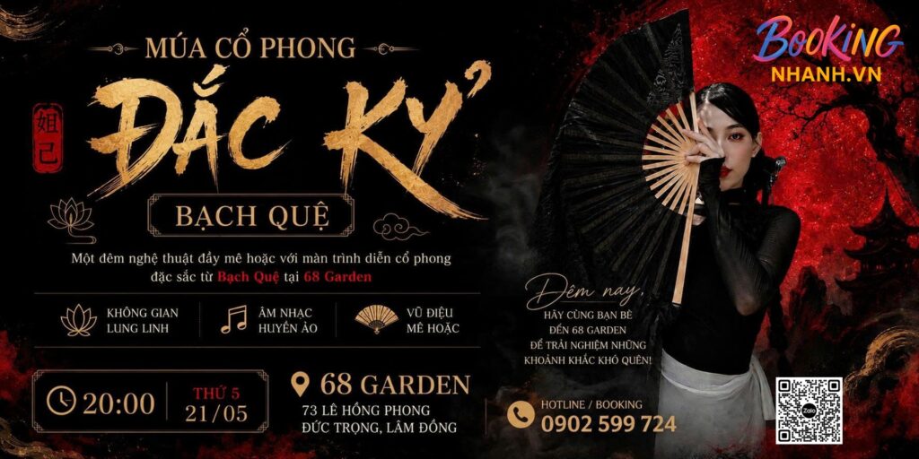 Đặt Bàn Event 68 Garden Đức Trọng