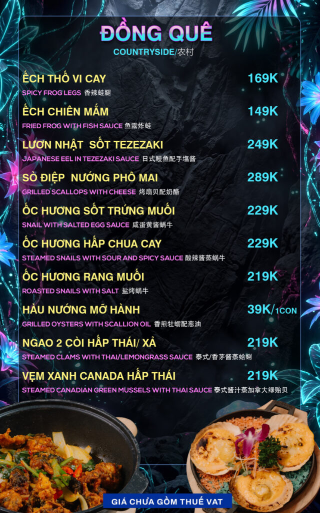 Menu Thực Đơn 303 Garden Station Phạm Văn Đồng (14)