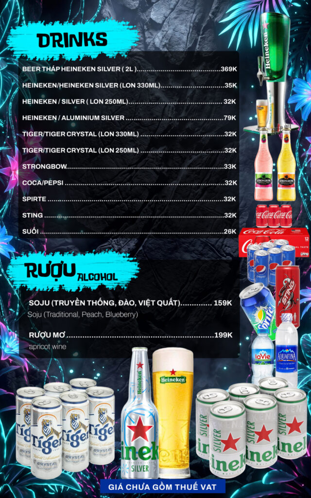 Menu Thực Đơn 303 Garden Station Phạm Văn Đồng (17)