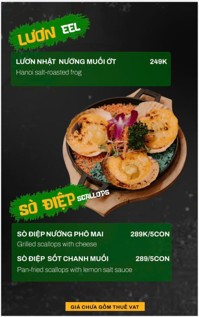 Menu Thực Đơn 303 Garden Station Phạm Văn Đồng Gò Vấp (15)