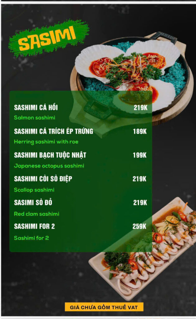 Menu Thực Đơn 303 Garden Station Phạm Văn Đồng Gò Vấp (4)