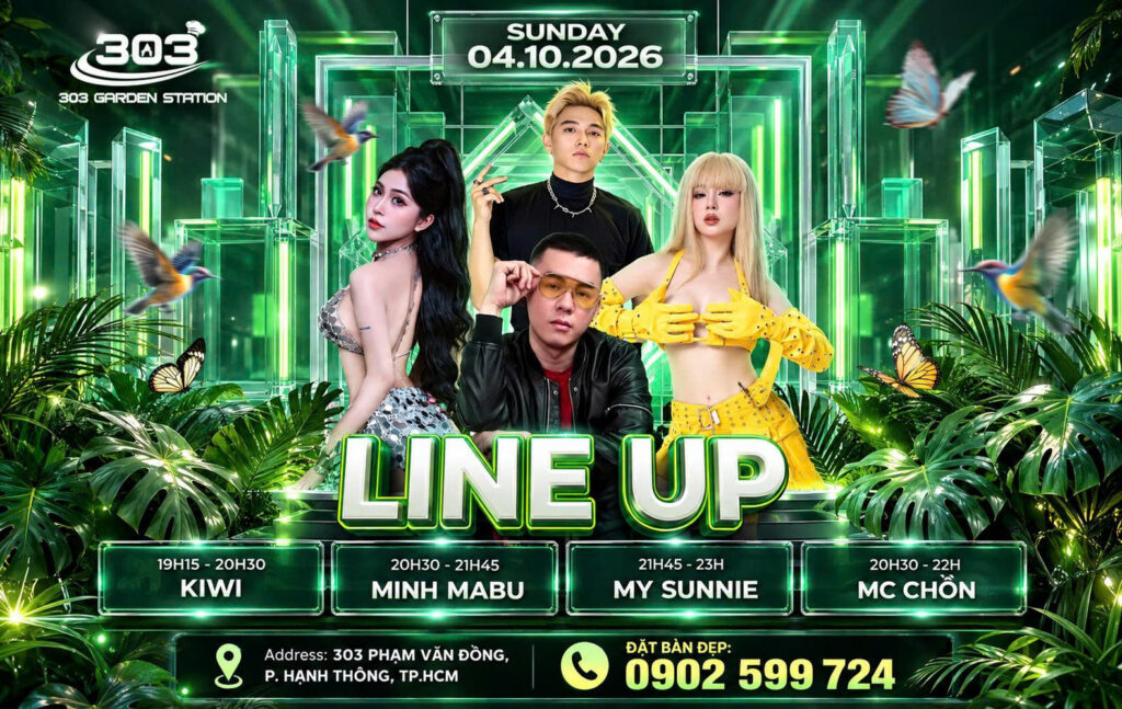 Banner 303 tổ hợp garden lounge gò vấp