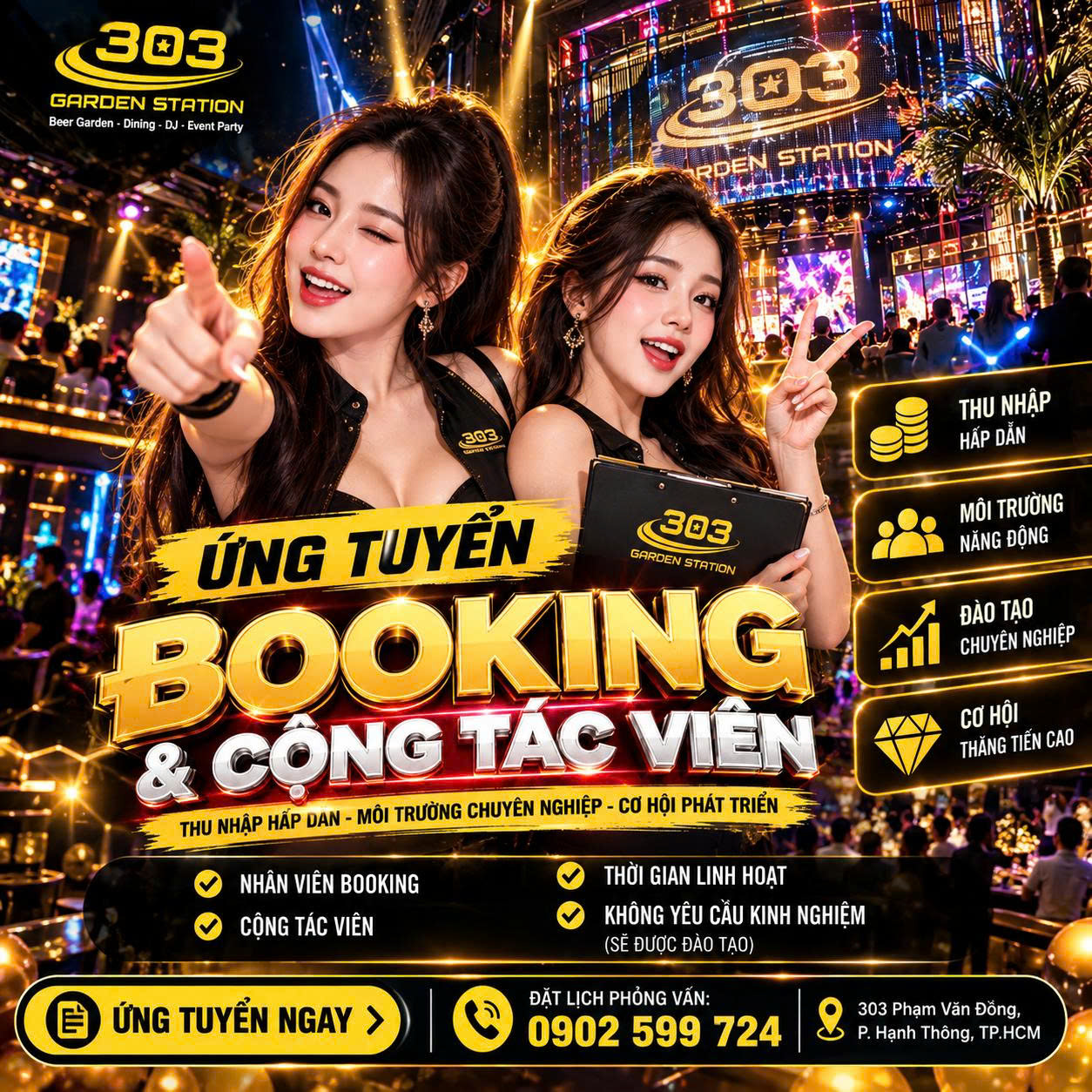 Ứng Tuyển 303 Garden Station
